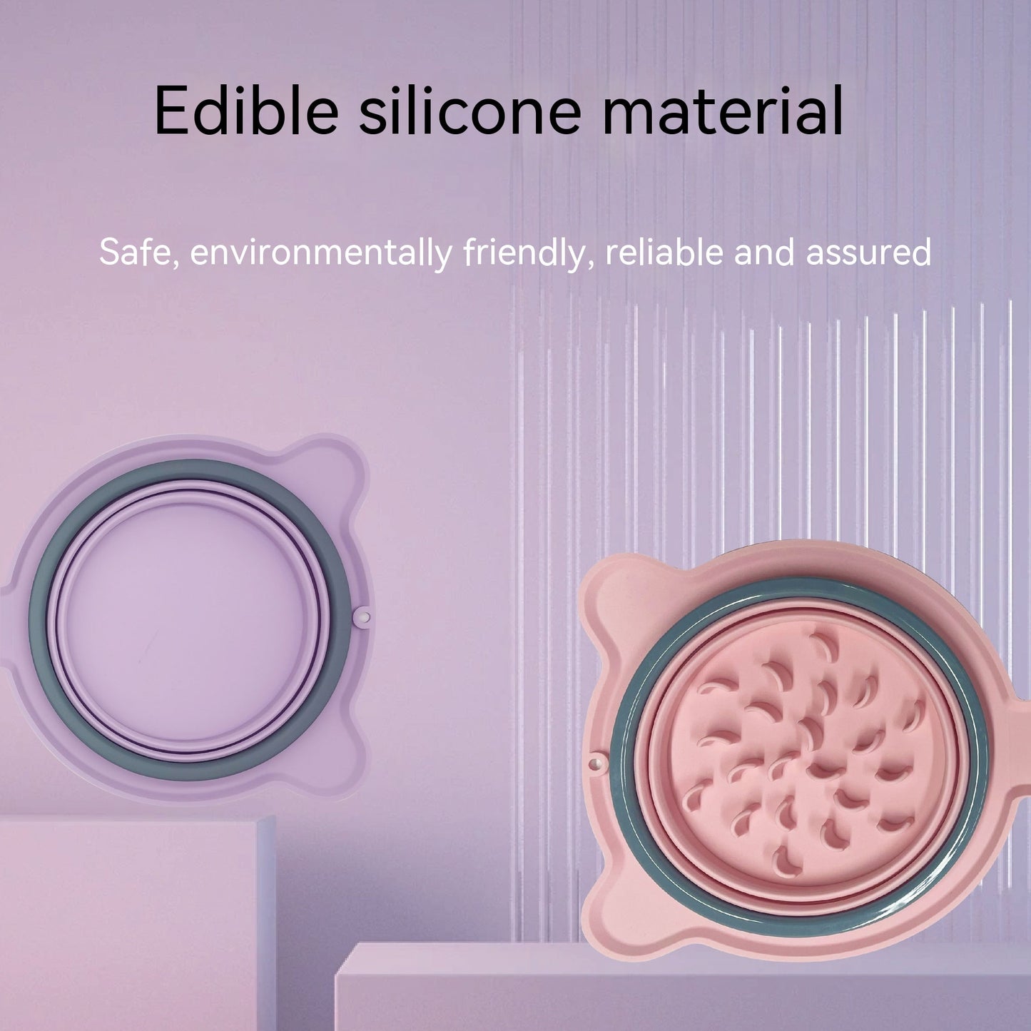 Silicone Dog and Cat Food Bowls™