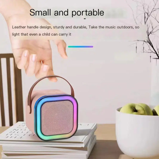 Mini Wireless Bluetooth Speaker with LED Light and Mic