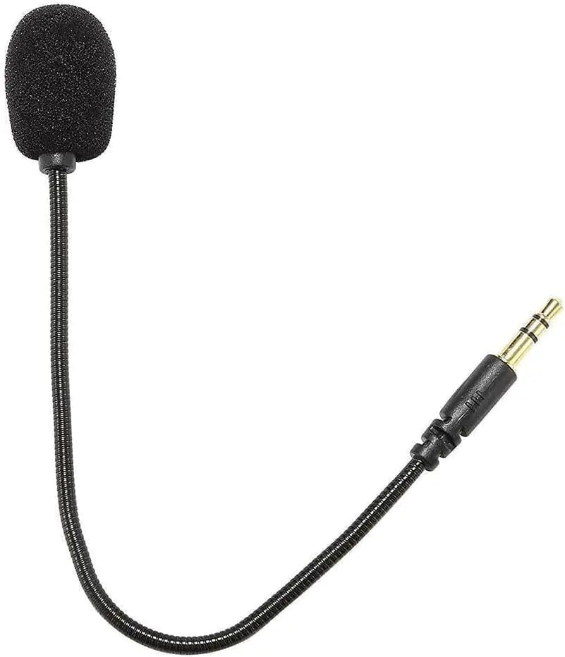 TypoGrove Headset Microphone 3.5mm Plug Black Headset Microphone Adjustable 360 Degrees Bendable Jack Headphone Controller Z5a5 Combined 3.5mm Game Gaming Mic to Mic Headsets Accessories
