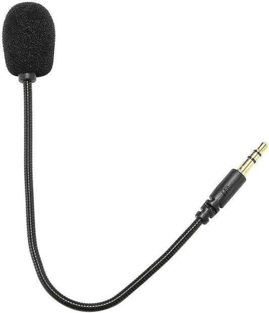 TypoGrove Headset Microphone 3.5mm Plug Black Headset Microphone Adjustable 360 Degrees Bendable Jack Headphone Controller Z5a5 Combined 3.5mm Game Gaming Mic to Mic Headsets Accessories