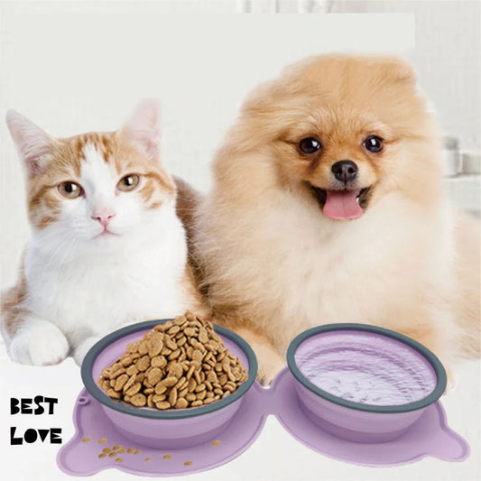 Silicone Dog and Cat Food Bowls™